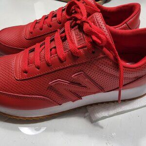 New Balance 501 Sneakers Tomato Red  Leather Size 9.5  fits for Size 10 NEW